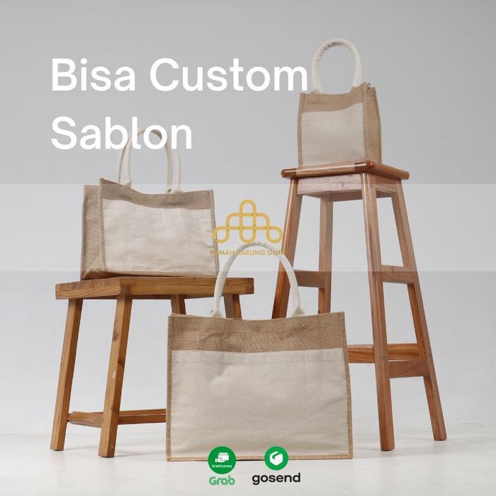 Tas Goni Bisa Custom Nama Tas Goni Burlap Bag