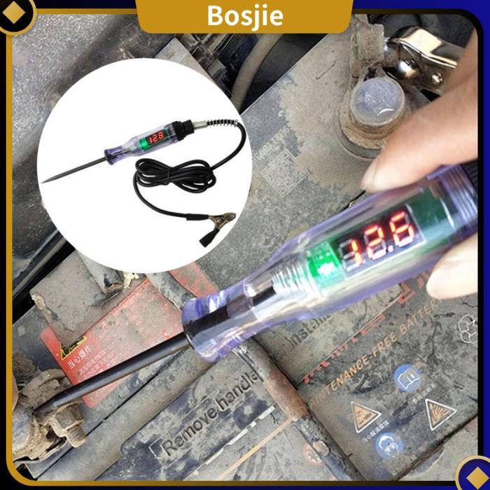 Larsmartt- BosjieAutomotive Circuit Tester Tespen Digital Dc Tester Testpen Kelistrikan Listrik