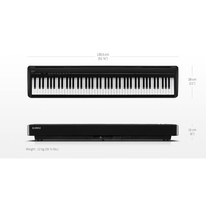 KAWAI ES120 PIANO DIGITAL / ELEKTRIK ES-120 / ES 120 / WHITE / BLACK - Putih