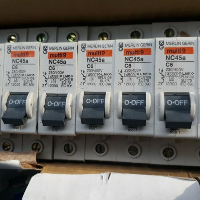 READY MCB NC45A MERLIN GERIN 1P 6A/10A/16A/20A