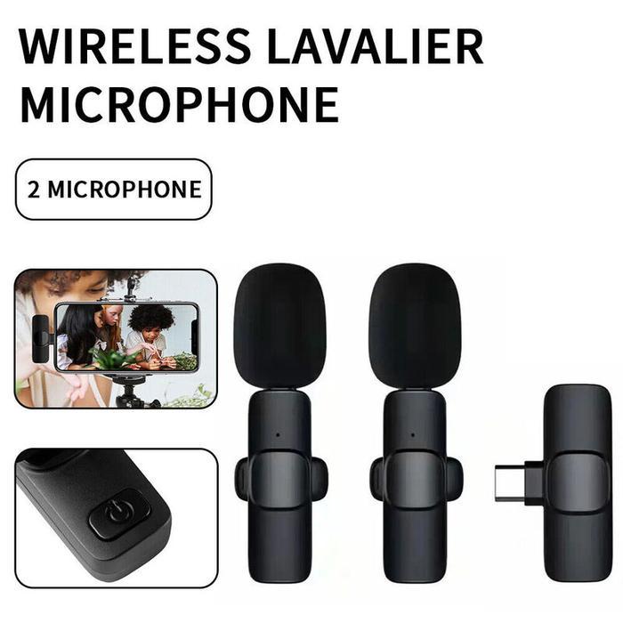 Microphone Wireless Mic Clip On YouTube Wireless USB / Mic YouTuber Bluetooth Mikrofon Live