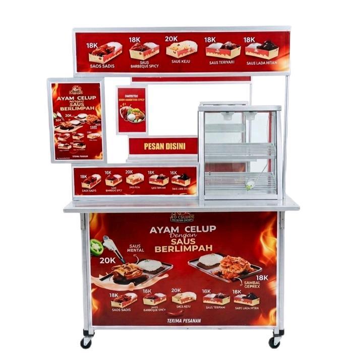 Booth Portable Jumbo Atap Lurus