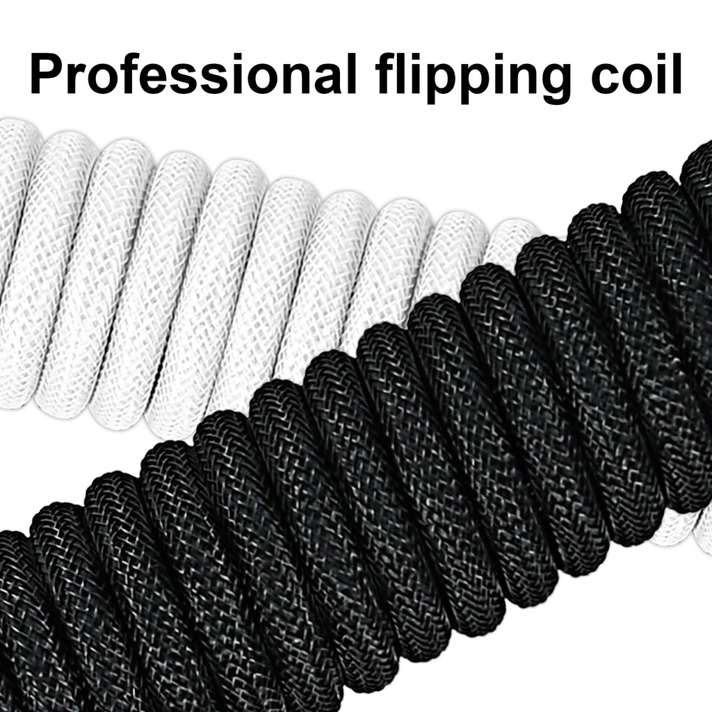 USB Type C Mechanical Keyboard Coiled Cable USB Mechanical Keyboar Coiled Cable Aviator Desktop