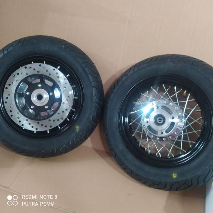 velg jari jari ring 10 velg mio ring 10 velg custom minibike - Cakram Belakang, Fullset Ban