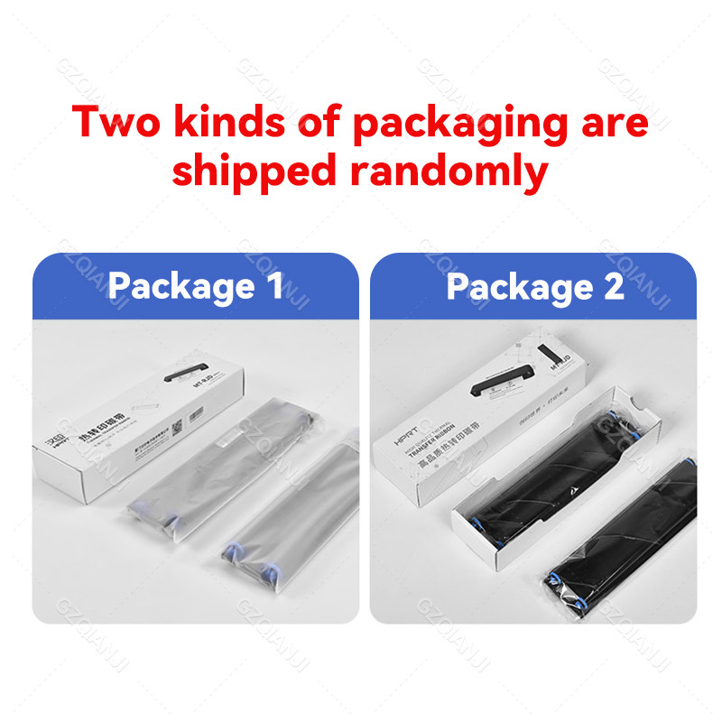 MT800 Special Ribbon Thermal Transfer Ribbon Without Ink for HPRT MT800 MT800Q Black