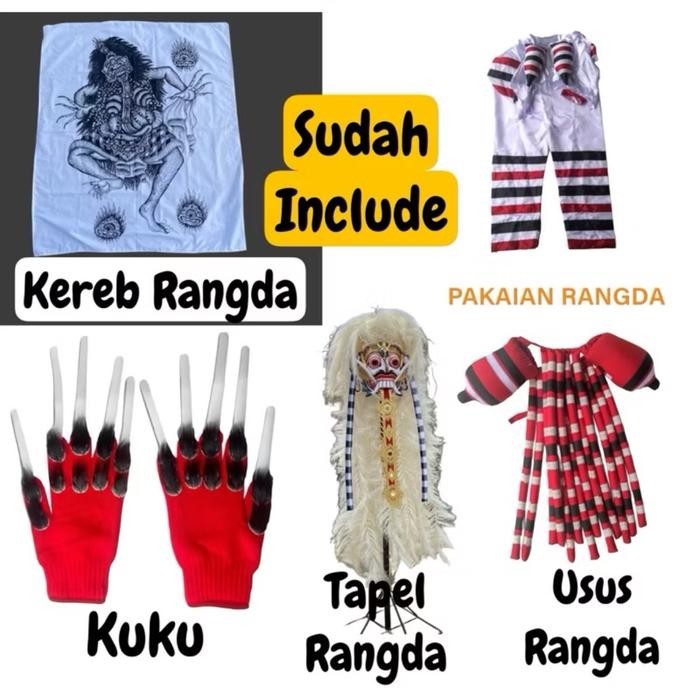 #####] Pakaian Rangda 1 Set - Rangda 1 Set - Kostum Rangda 1 Set