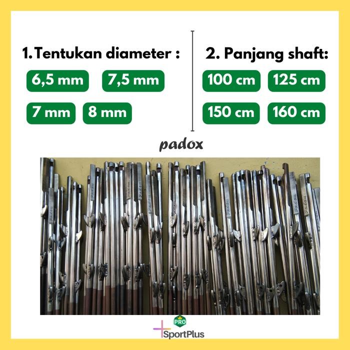 STOK TERBATAS  SHAFT SPEARGUN 7MM 17-4 PH SPRING STAINLESS PANAH TEMBAK IKAN DIVING TERJANGKAU