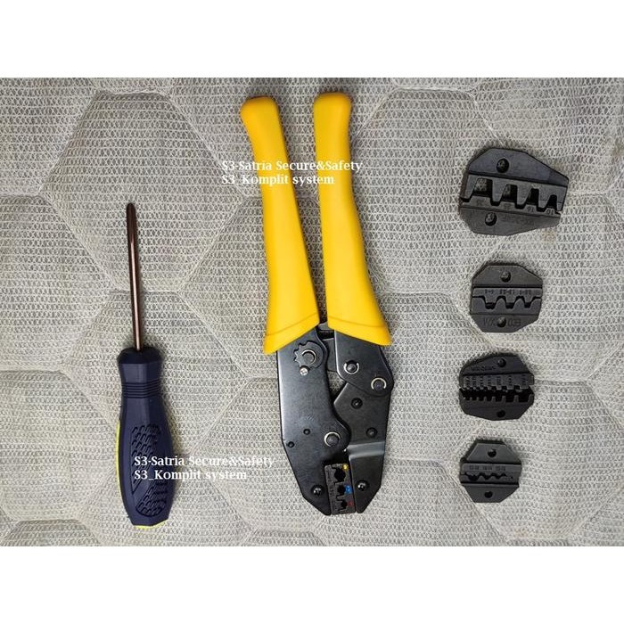 Krimping Schoen Kecil Besar 1 Set Tang Crimping Skun Pres Bulat O Y