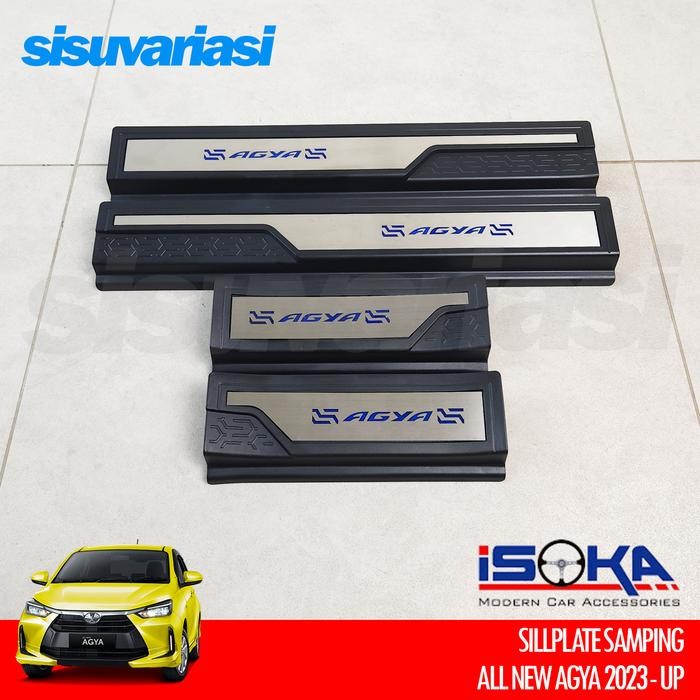 Sill Plate Agya Ayla 2023 2024 2025 Aksesoris Sillplate Samping