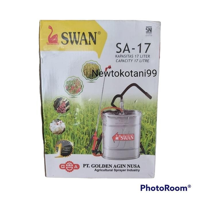 TGR ( SA17 ) Sprayer manual SWAN 17 liter tangki semprot swan kaleng stailes stainless steel SA 17