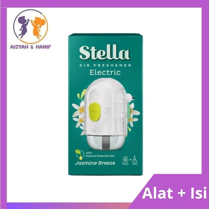 Stella Air Freshener Electric Set - Pengharum Pewangi Ruangan Elektrik Jasmine / Lavender