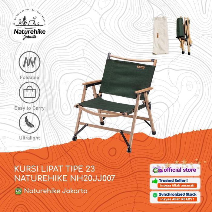 KURSI LIPAT NATUREHIKE NH20JJ007 TIPE 23 PORTABLE OUTDOOR CAMPING