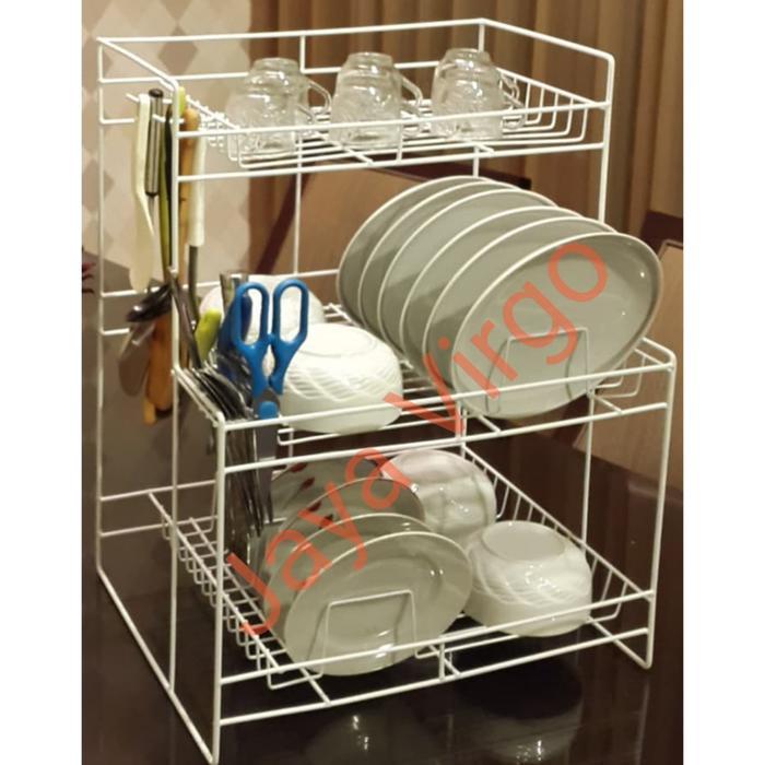 Rak piring / rak gelas / rak cuci piring / rak tirisan piring besar