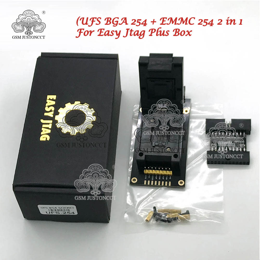 2024 Original New UFS BGA 254 Sockets Adapter Tool For Easy Jtag Plus Box