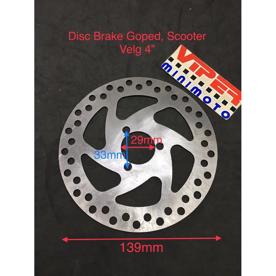 Disc Brake - Piringan Cakram Goped, Scooter, Mini ATV 50cc
