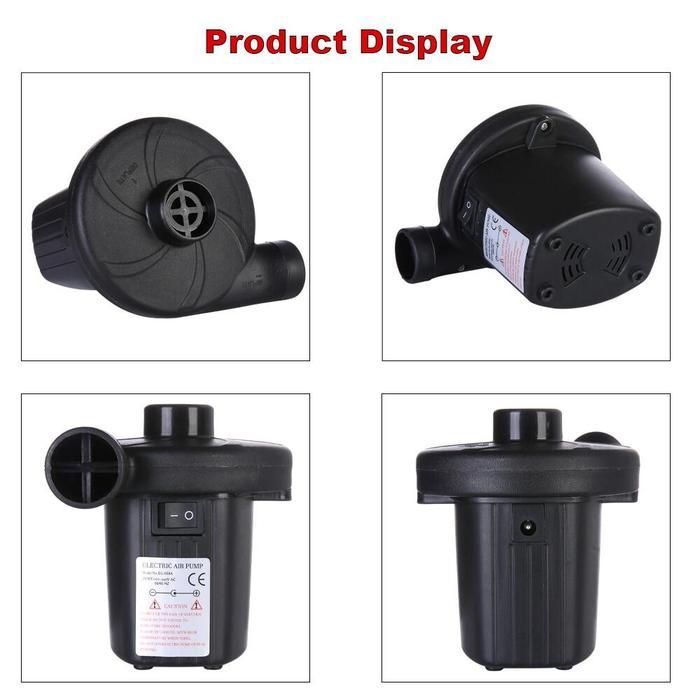 Pompa Angin Listrik 3 Katup Kepala Pompa Kasur Angin Elektrik