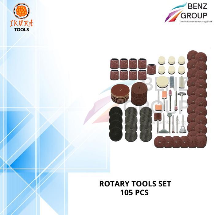 MATA TUNER SET 105 PCS - ROTARY TOOL KIT ACCESSORIES SET IKURA TOOLS