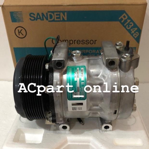 KOMPRESOR COMPRESOR ALAT BERAT SD7H13 KOMATSU HD465-7R ORI SANDEN