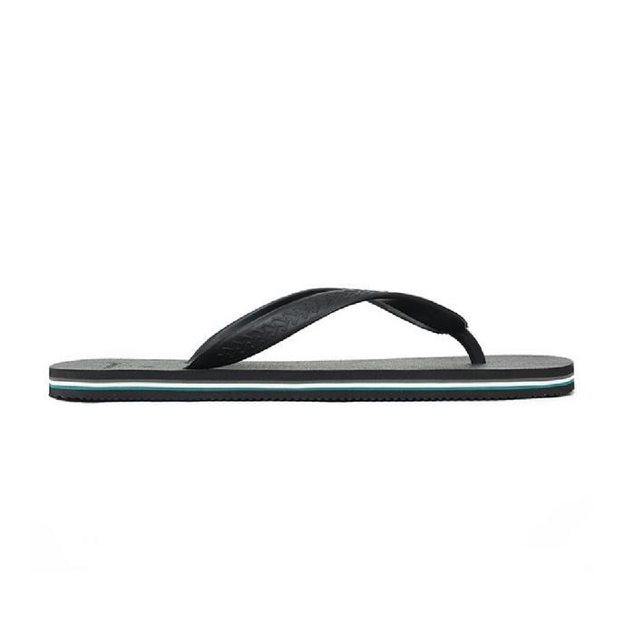 Sandal Panama / Sendal Jepit Pria Hitam Full Black / Sendal Pantai