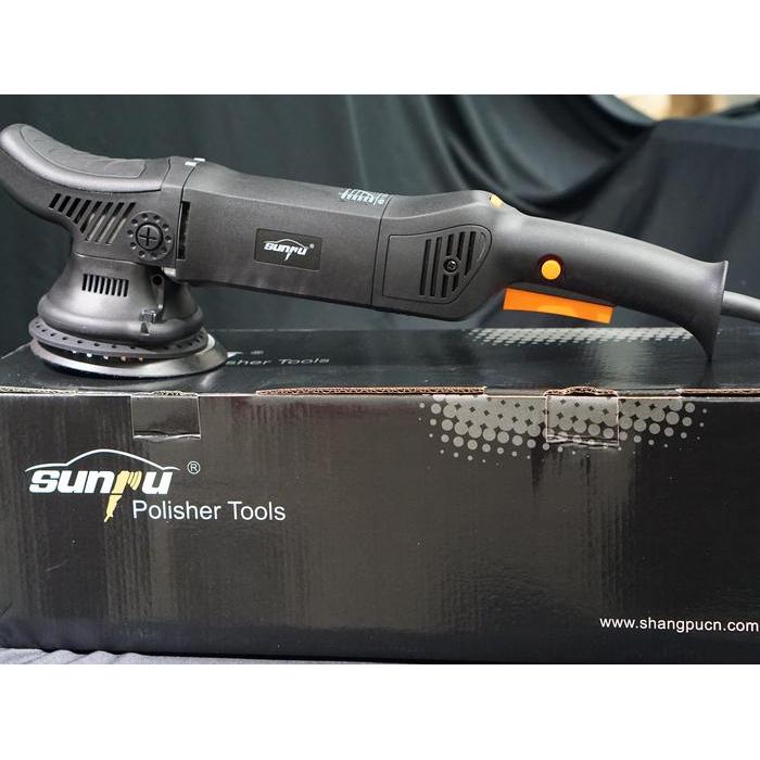 Sunpu Px5818B-2 Long Throw Orbital Polisher 15Mm 5" Mesin Poles Dual Action Polisher Randmo Orbital