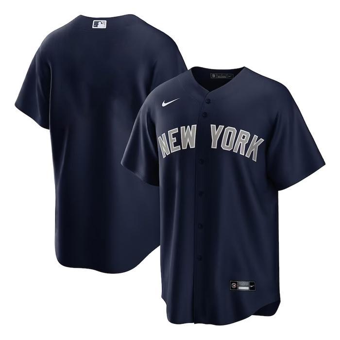 Kaos Jersey Nike Baseball Mlb New York Yankees Blue Original Jersey Promo 