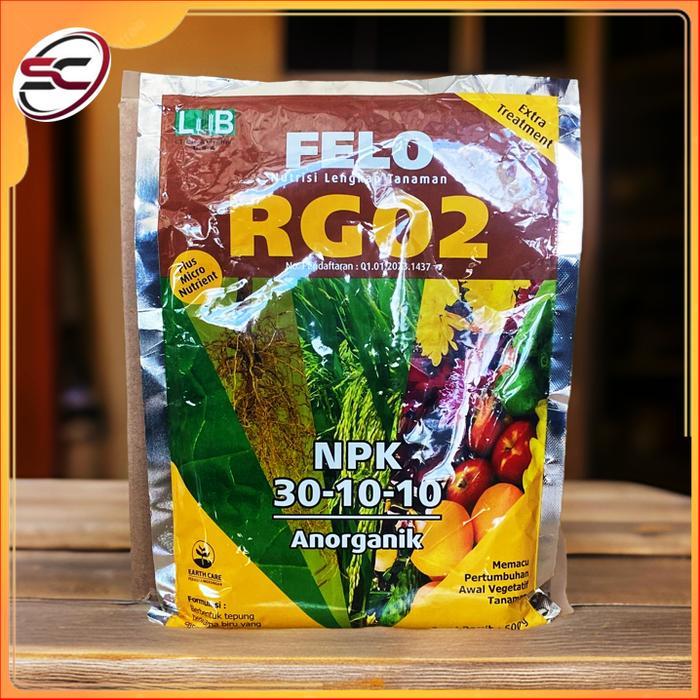Pupuk RG 02 @ 500 Gram (NPK 30-10 -10) Nutrisi Lengkap Untuk Tanaman