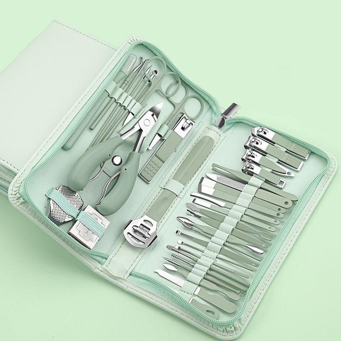 vfvv- Potongan Kuku 1 Set Gunting Kuku Baja Tahan Karat 35 Buah Untuk Alat Canteng Kuku 1