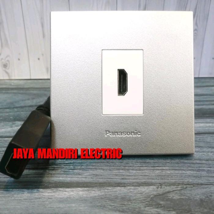 Outlet Hdmi Panasonic Kabel Silver Style / Port Hdmi Panasonic