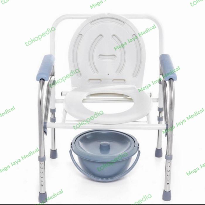 KURSI BAB COMMODE CHAIR TANPA RODA/ KURSI LANSIA