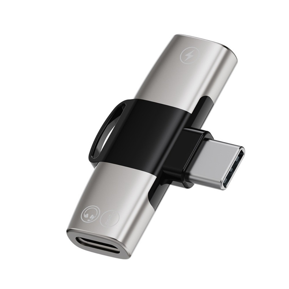 Splitter USB Type C Adapter Converter Fast Charging OTG 2 in 1 Adapter Durable Mini Type C 2-in-1