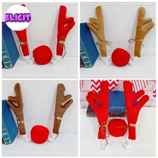 Tanduk Rusa Mobil Dekorasi Natal Hiasan Tanduk Rusa Ukuran Jumbo Ready