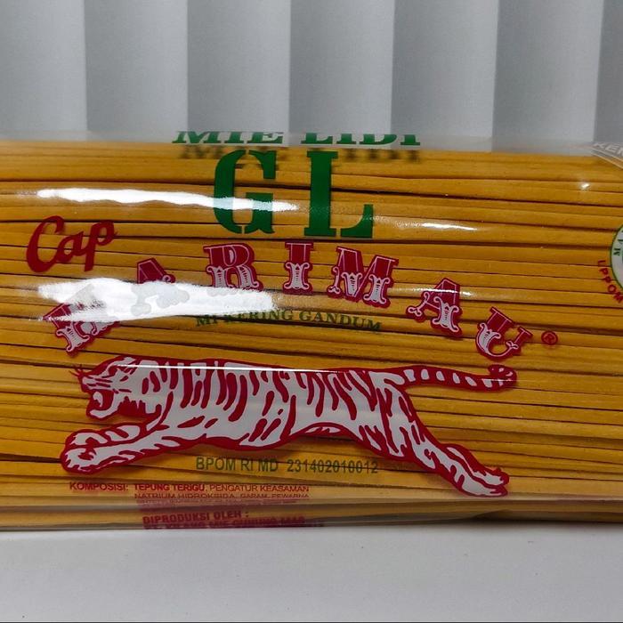 MiIE GOMAK/ MiE LIDI MEDAN CAP HARIMAU 500 gram