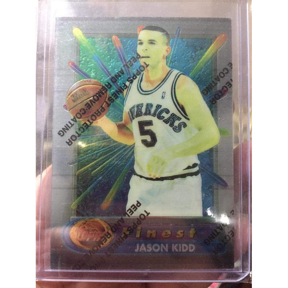 ] Kartu basket jason kidd 1994-95 topps finest RC 286
