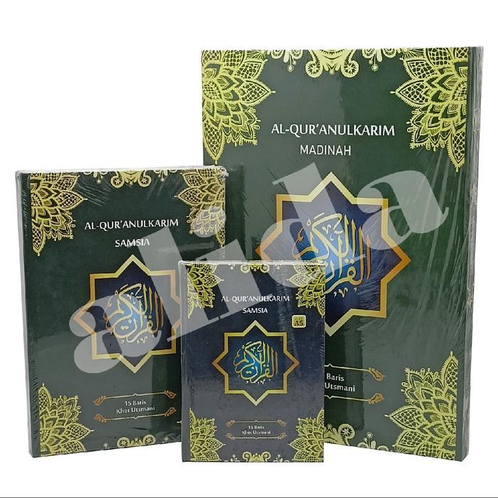 Sedia Al-Quran Madinah Alquran Samsia Jumbo Al Quran Lansia Khot Utsmani