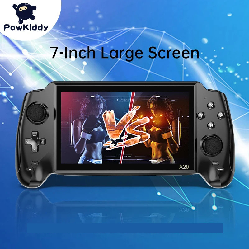 POWKIDDY X17 Android 7.0 New Handheld Game Console 7-inch IPS Touch Screen MTK 8163 Quad Core 2G RAM