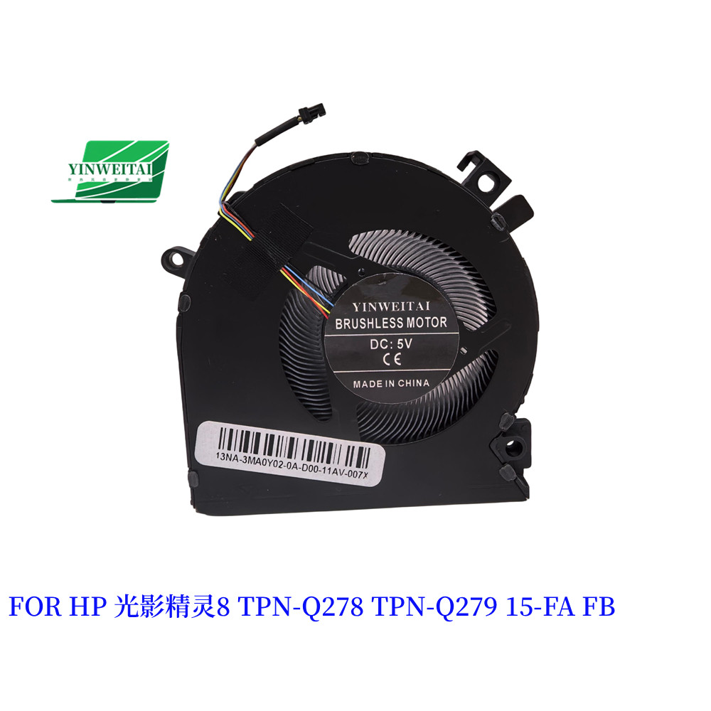 New Fan Hp Light And Shadow Spirit 8 Victus 15-Fa 15-Fb Tpn-Q278 Q279 Fan N17903-001 N17902-001