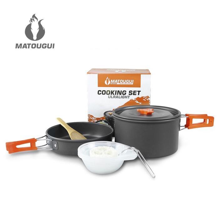 MATOUGUI - Cooking Set Alat Masak Camping Cooking Set Peralatan Masak