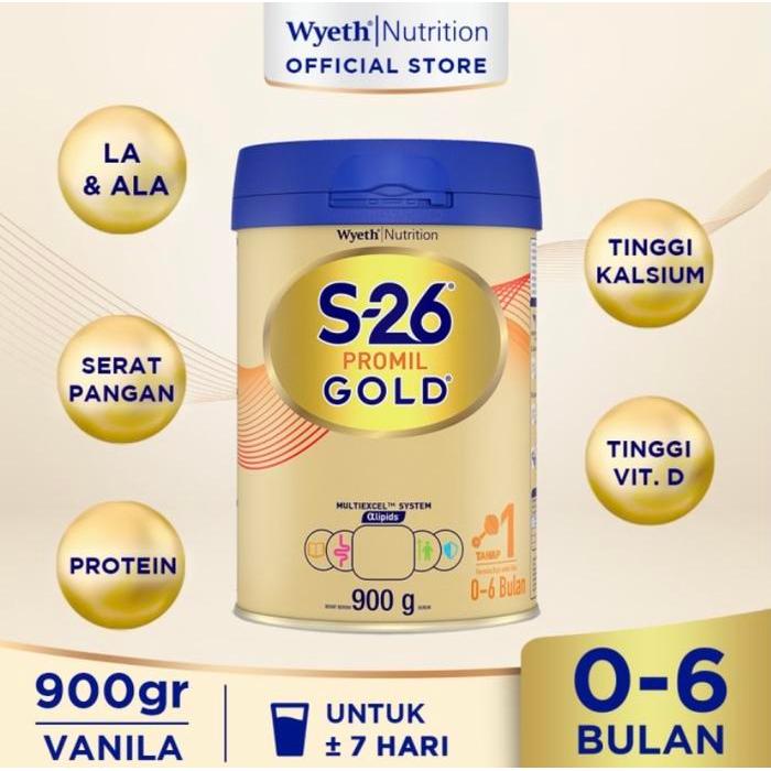 Shop - S-26 S26 Promil Gold Tahap 1 (0-6 Bulan) Susu Formula 900 Gr