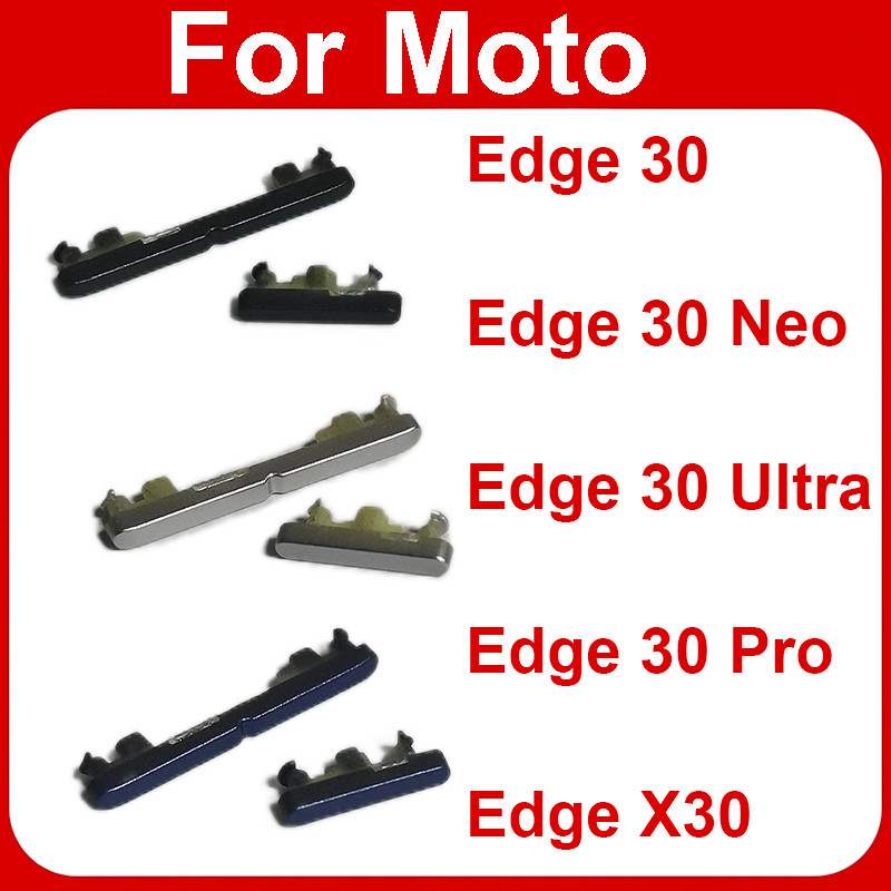 Power Volume Button For Motorola MOTO Edge 30 Neo Pro Edge 30 Ultra Edge X30 On OFF Power Volume