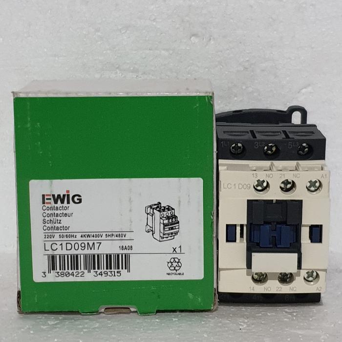 TERLARIS KONTAKTOR EWIG LC1D09 / CONTACTOR EWIG LC1D09