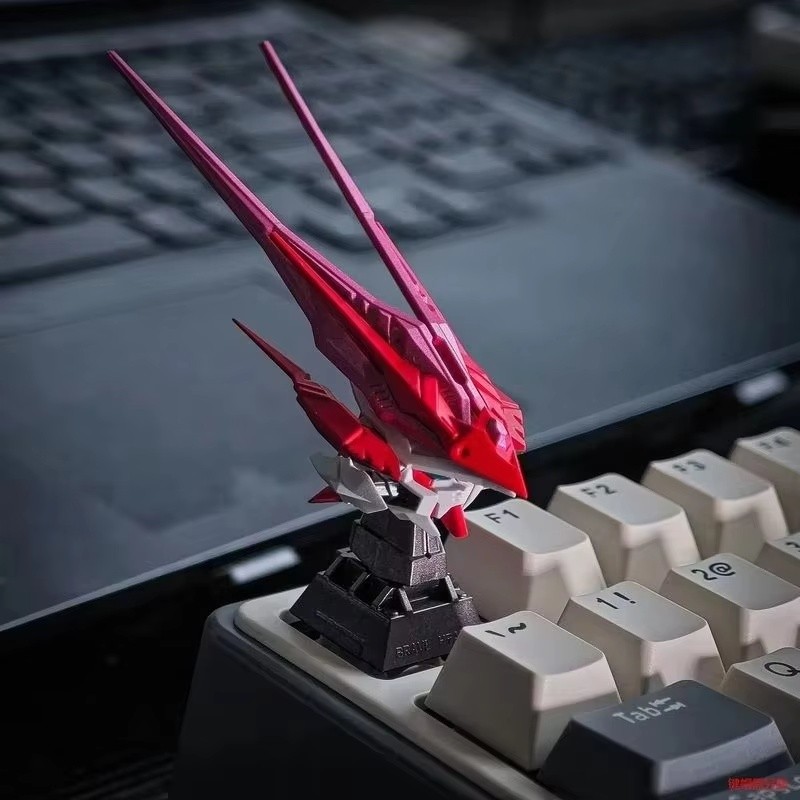 Red Dragon Astray Head Modification Parts Compatible With MB/MG/Daban Keyboard Keycap Model Figures