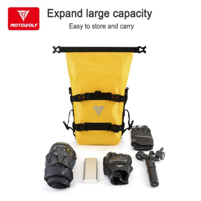 Crashbar Bag Motor Touring Motowolf Side Bag Waterproof Premium