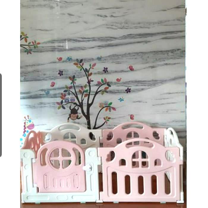 Promo Ibebe Forest Fence Pagar Pembatas Mainan Anak Warna Pink Ready