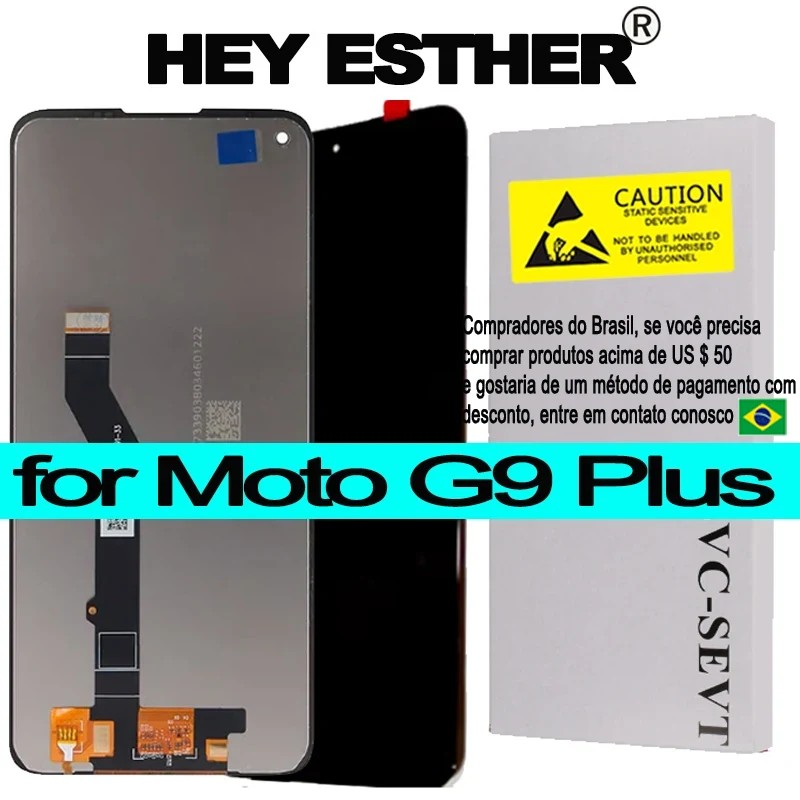 6.81" Display For Motorola Moto G9 Plus LCD Display Touch Screen Digitizer Assembly For Moto G9 Plus