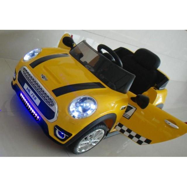Mainan Anak Mobil Aki Mini Cooper Pliko PK 8100 N / PK 1878 N (Khusus - Kuning