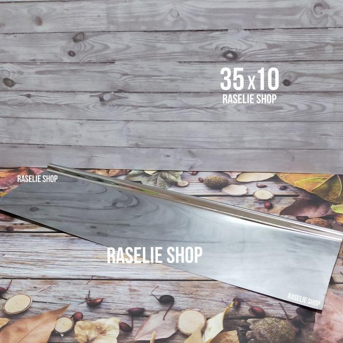 Scraper Stainless Panjang Pemotong Adonan Kue Cutter Cake Spatula