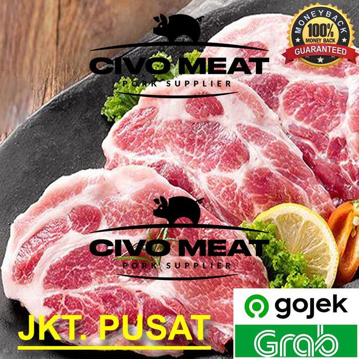 Pork Steak / Steak Daging Babi 2pcs