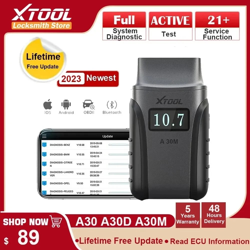 XTOOL Anyscan A30 A30D A30M All System Diagnostic Scanner With