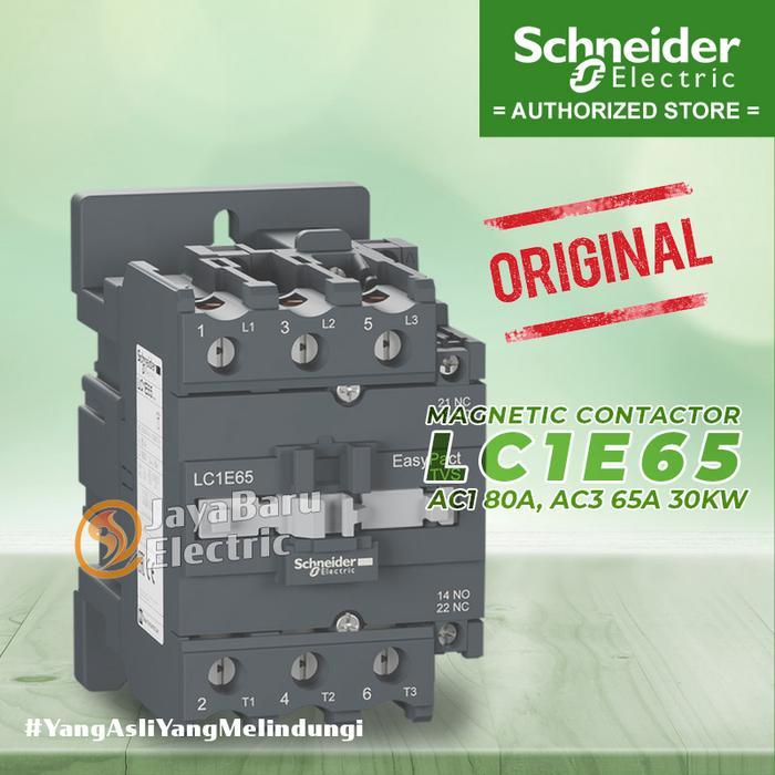 SCHNEIDER KONTAKTOR CONTACTOR LC1E65 LC1E65B7 LC1E65E7 LC1E65F7 LC1E65M7 LC1E65Q7 24V 48V 110V 220V