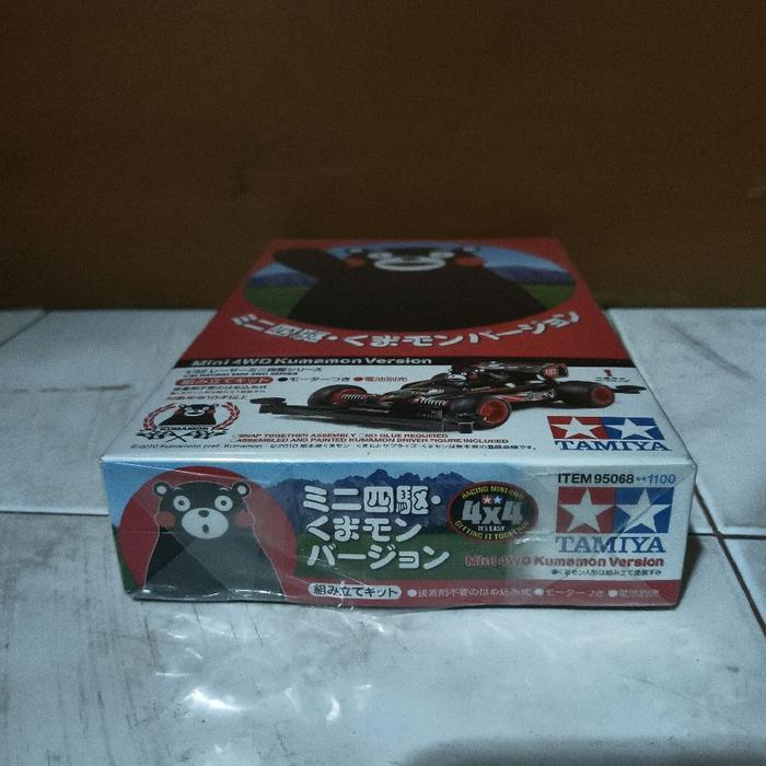 TAMIYA 95068 MINI4WD KUMAMON VERSION MAINAN MOBIL REMOTE CONTROL EDISI SPESIAL KARAKTER LUCU